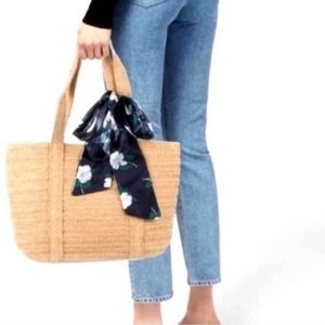 Draper James straw bag